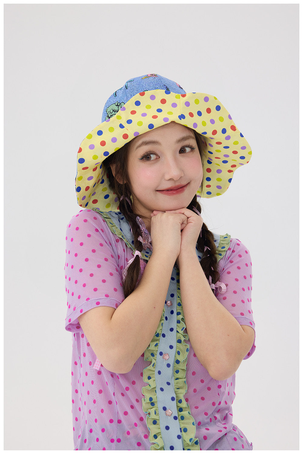 tntntutu - Blue Bear Reversible Sun Hat hat tntntutu