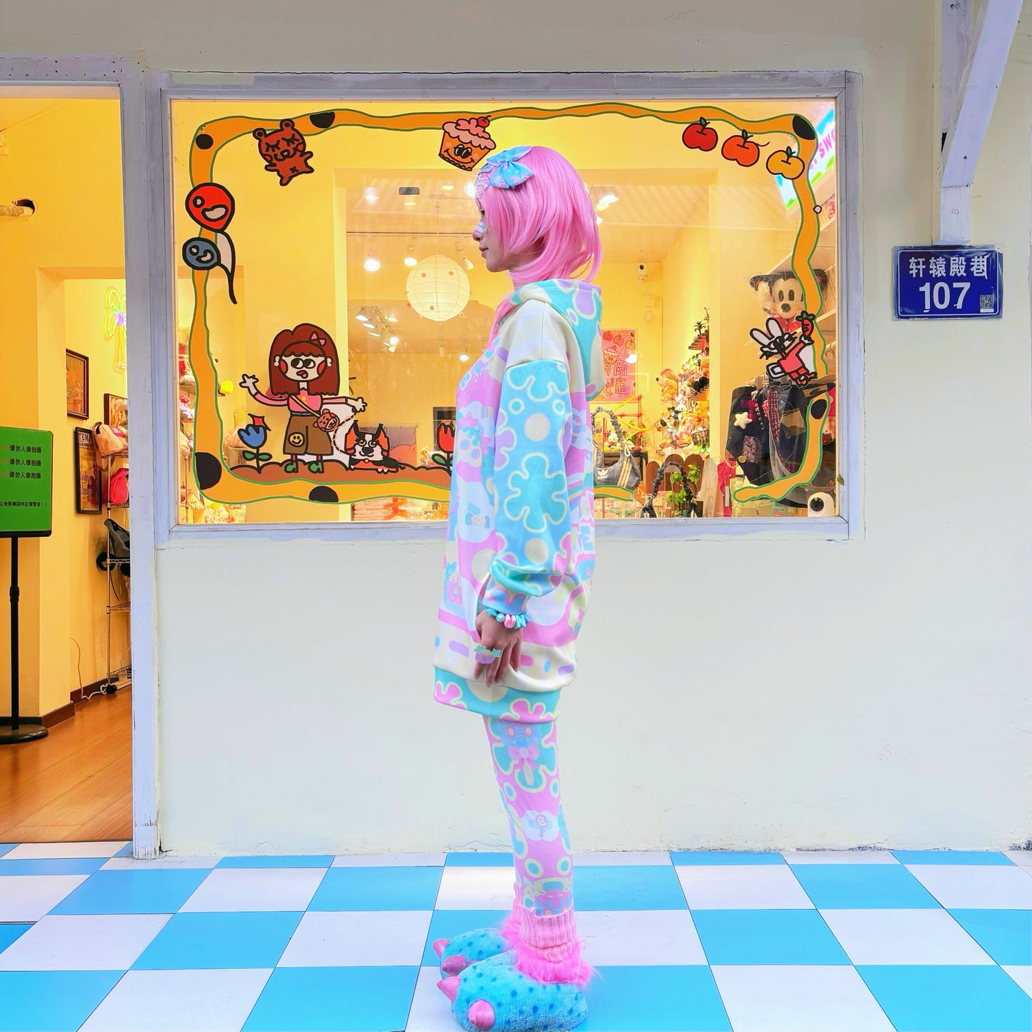 Rainbow Universe RUX - Candy Decora Kei Hoodie Set set Rainbow Universe RUX