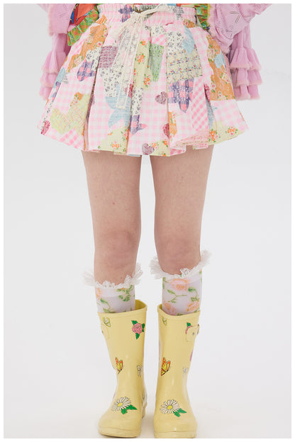 tntntutu - Pink Lace Hoodie Skirt Set set tntntutu