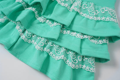 BlackBerry - Mint Green Y2K Two-Piece Skirt Set set BlackBerry