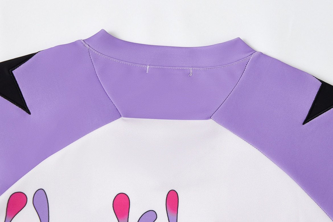 BlackBerry - Decora Kei Anime Jersey shirt BlackBerry