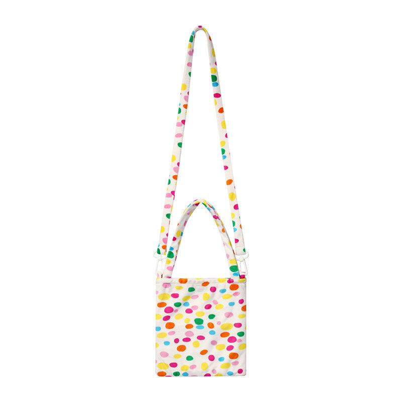 leele - Kawaii Soft Colorful Polka Dot Bag bag leele