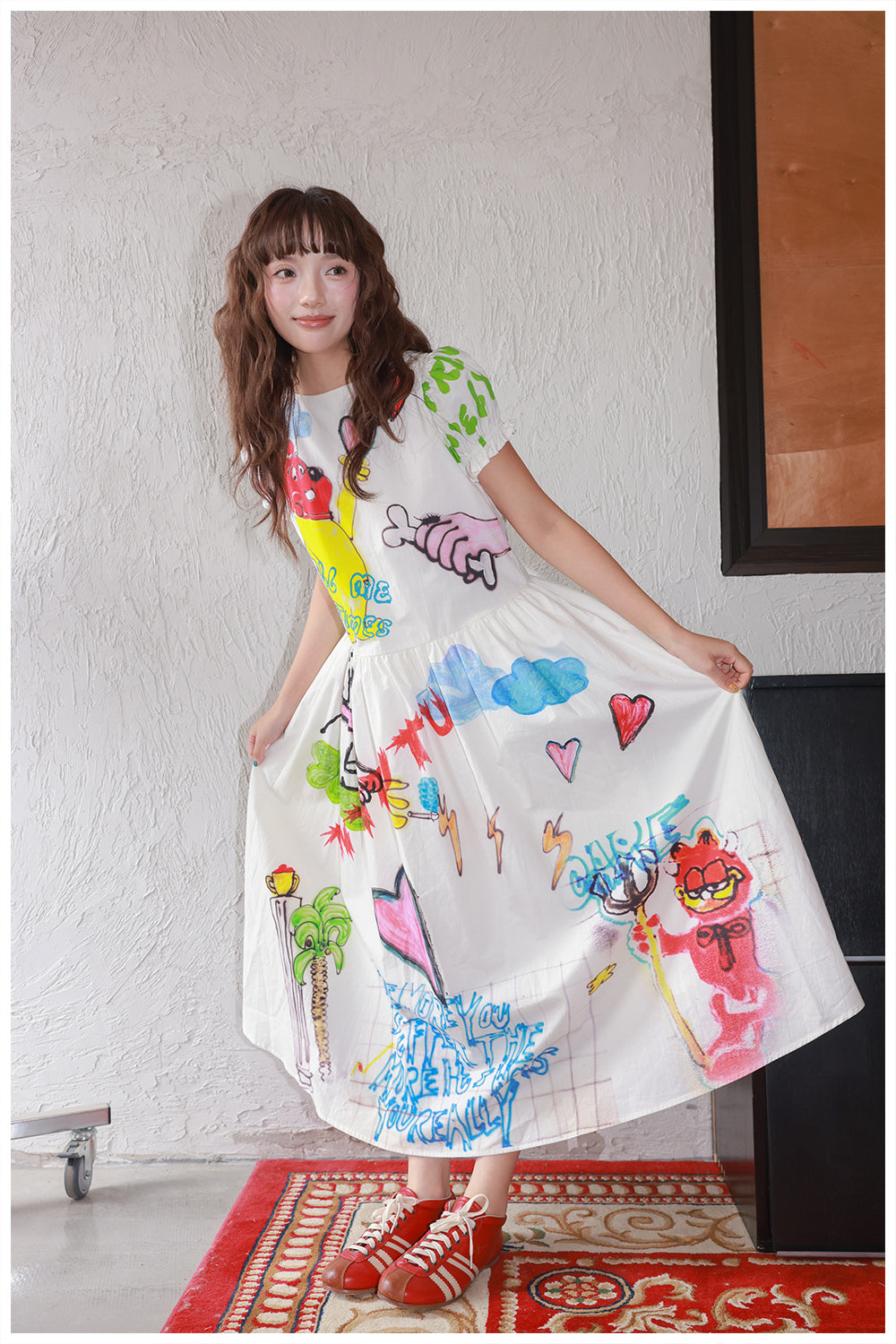 Tntntutu - Decora Kei Graffiti Dress dress tntntutu