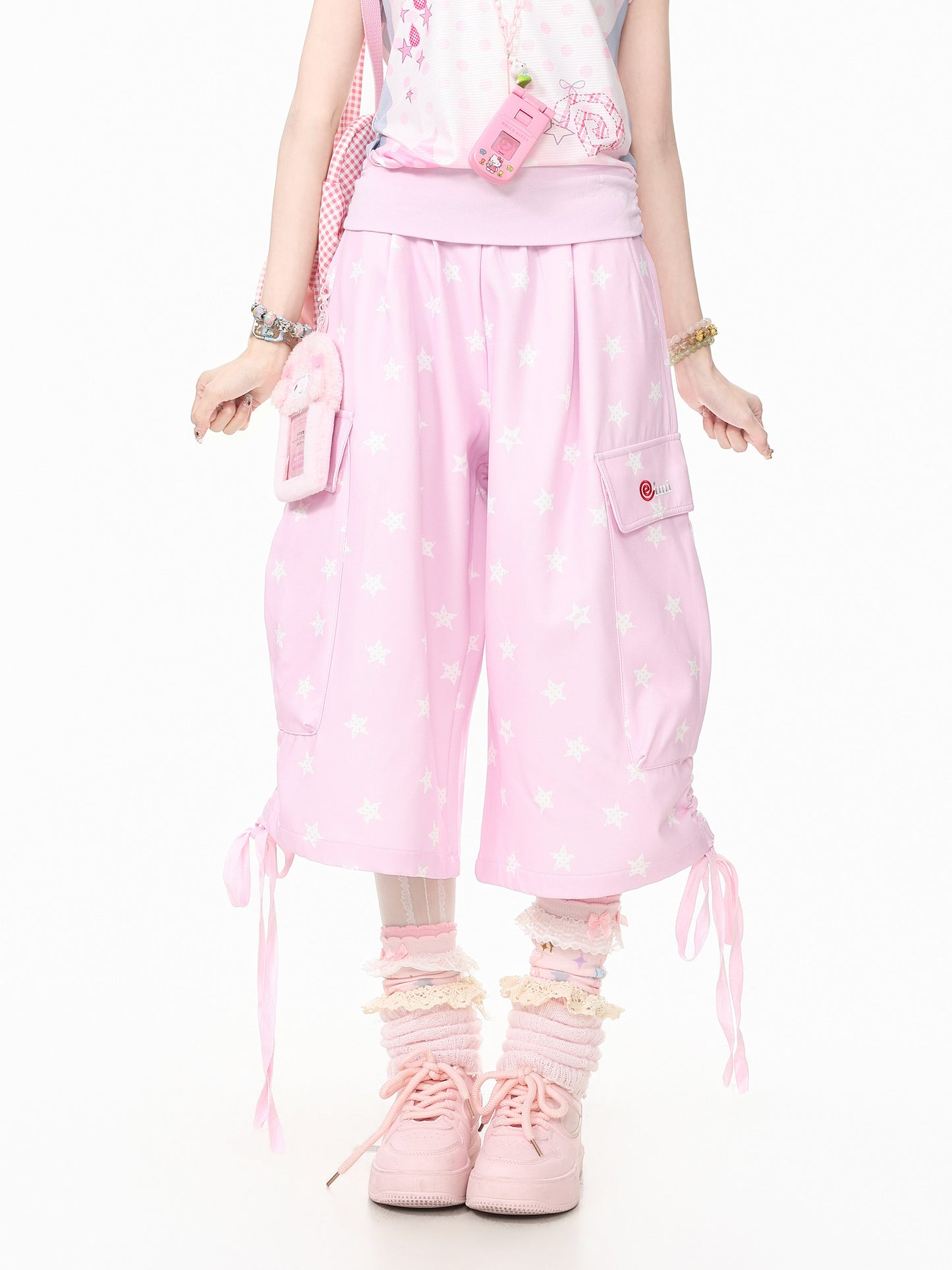 Languid Park - Star Cargo Drawstring Shorts shorts Languid Park
