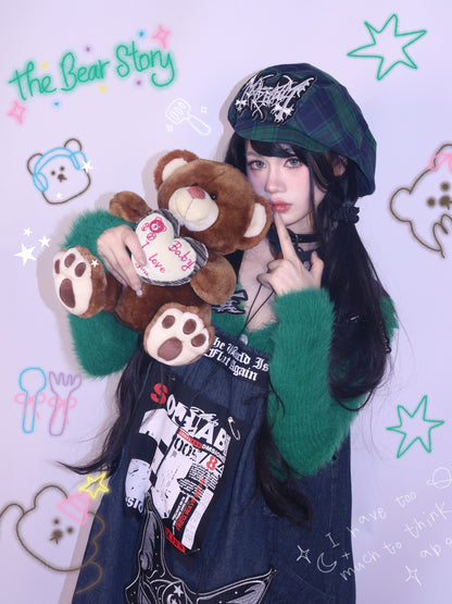 Leerroo - Y2K Vintage Denim Pinafore Dress dress Leerroo