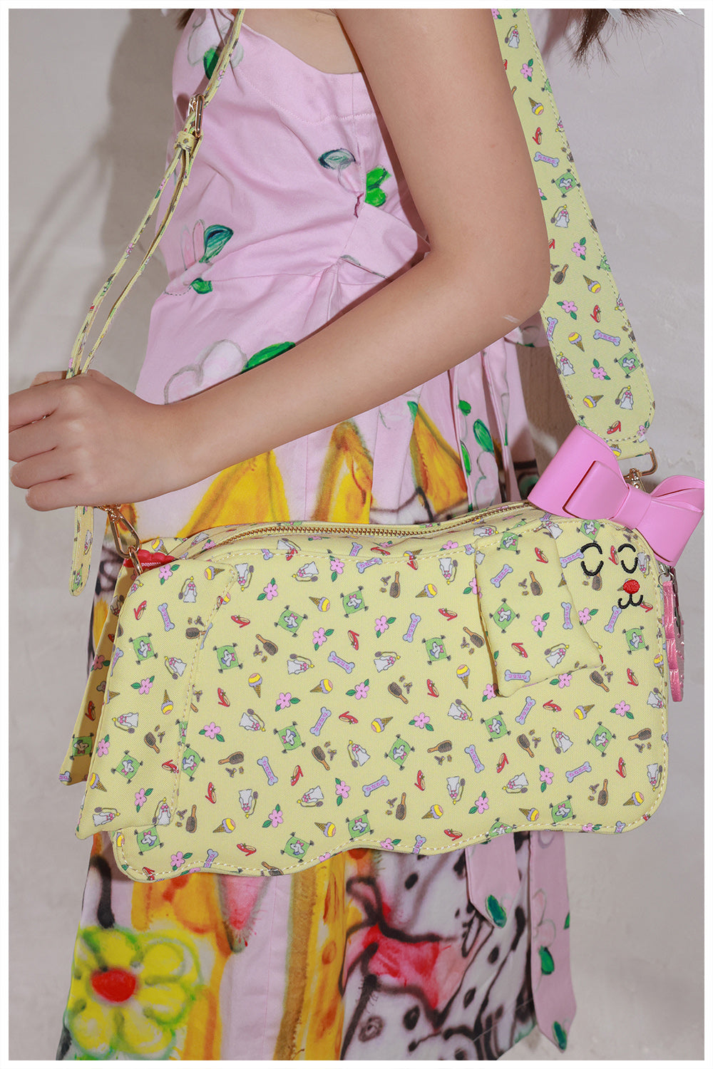 Tntntutu - Kawaii Yellow Puppy Shoulder Bag bag tntntutu