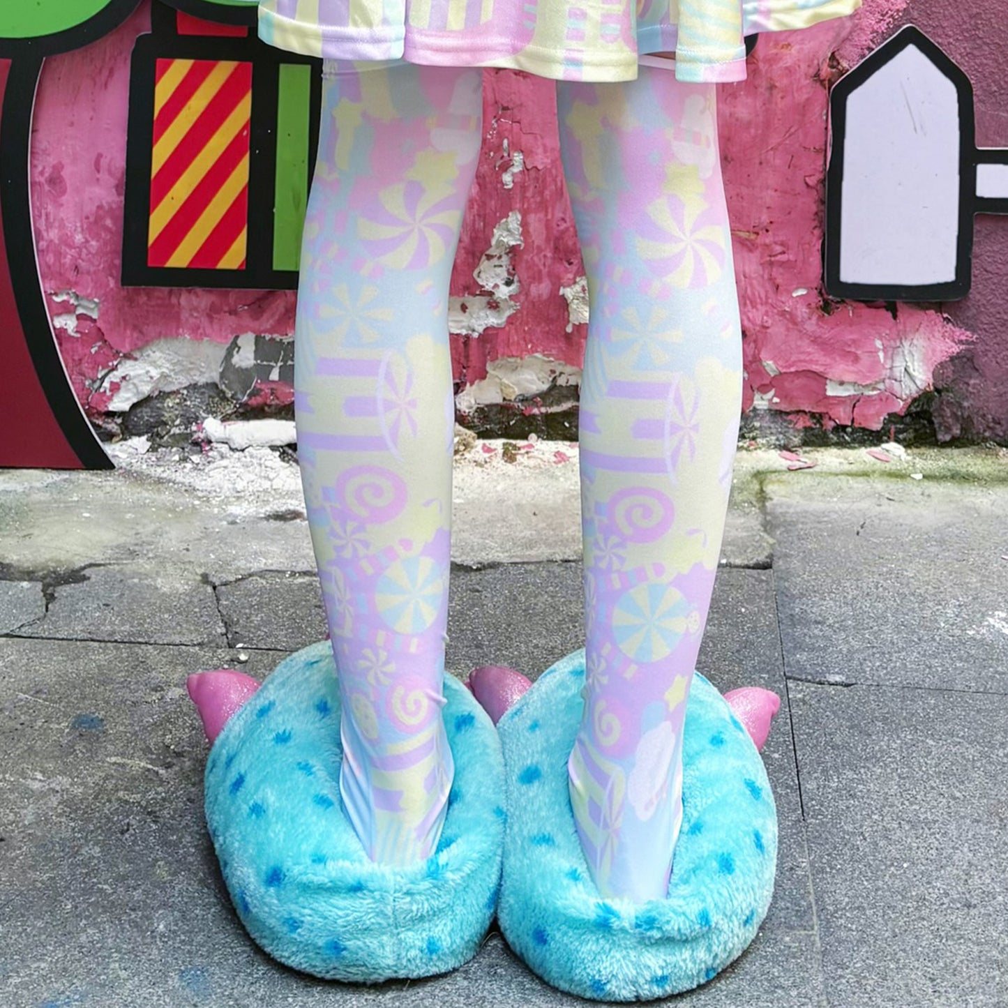 Rainbow Universe RUX - Pastel Macaron Decora Kei Skirt Set set Rainbow Universe RUX