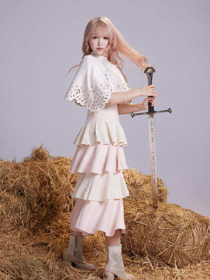 Rose Island - Girly Kei Lace Patchwork Dress dress Rose island