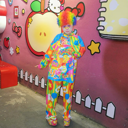 Rainbow Universe RUX - Decora Layered Top & Wide Pants Set set Rainbow Universe RUX