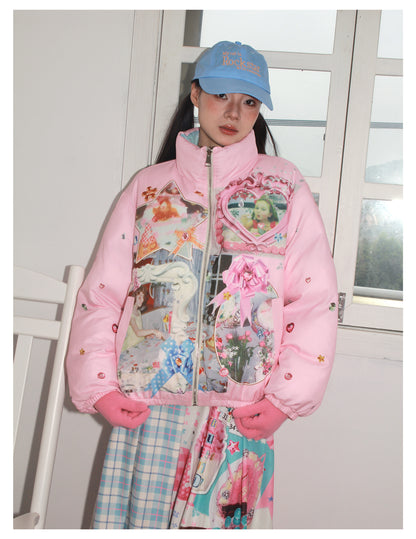 NeogoMade - Kawaii Reversible Sweet Short Jacket jacket NeogoMade