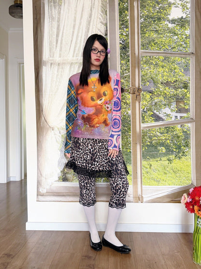 bunnybunnygun - Bear Mesh Sun Protection Top shirt bunnybunnygun