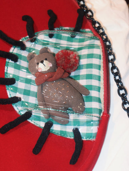 One Fish - Kawaii Apple Hand  Bag Shoulder Crossbody Bag