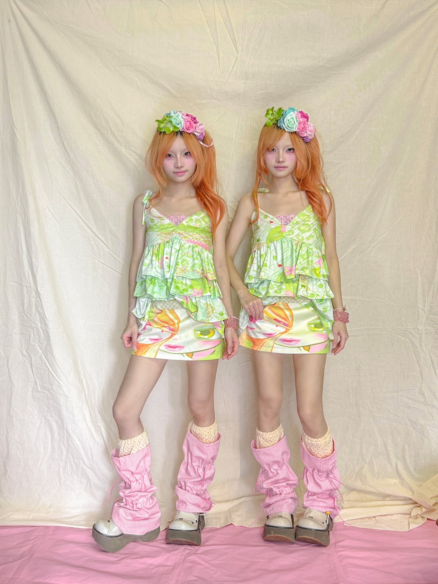 YJM with biubiu - Decora Kei Low Rise Mini Skirt skirt YJM with biubiu