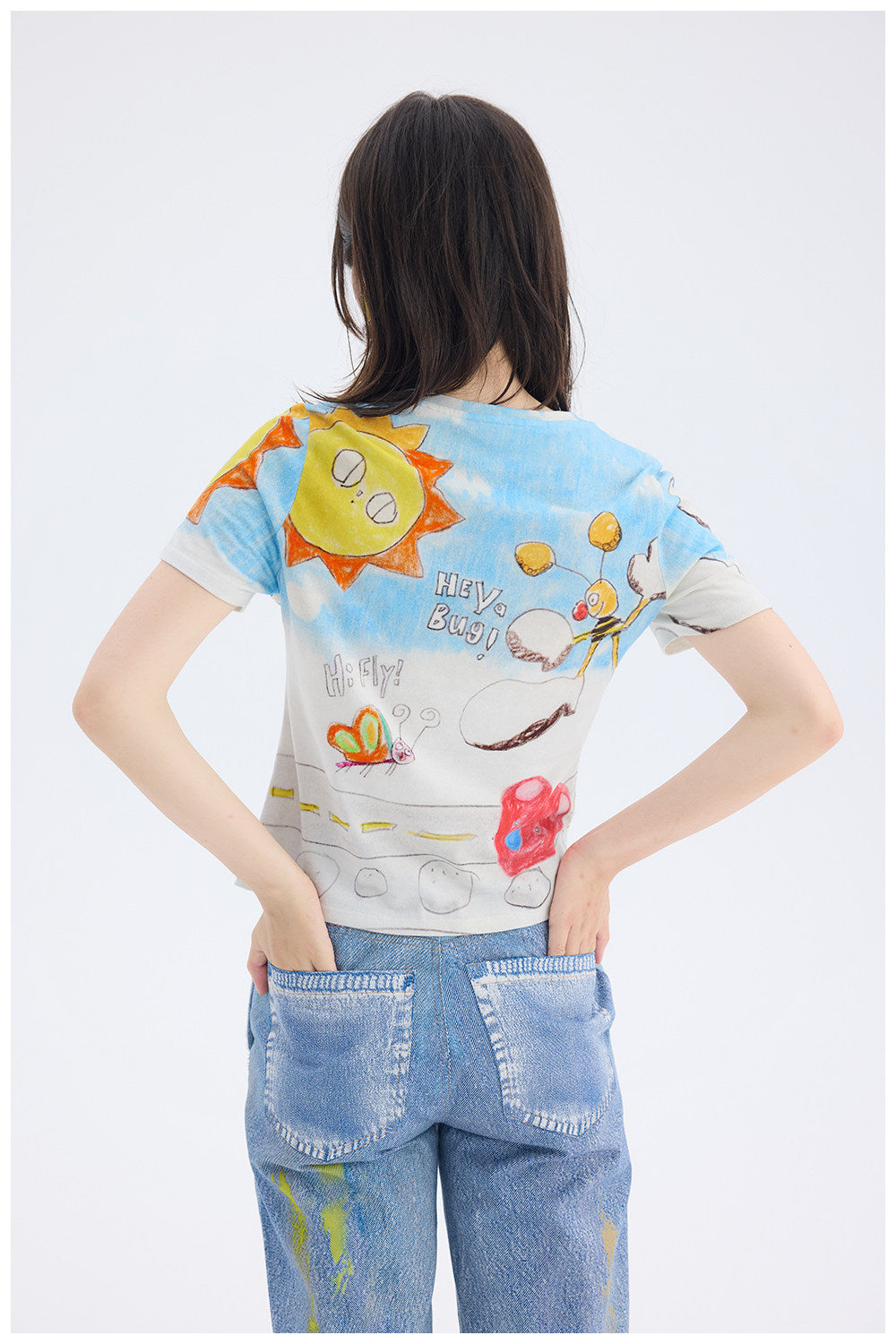 tntntutu - Hand Drawn Graphic Tee | Colorful Harajuku Dopamine Streetwear T-Shirt tshirt tntntutu