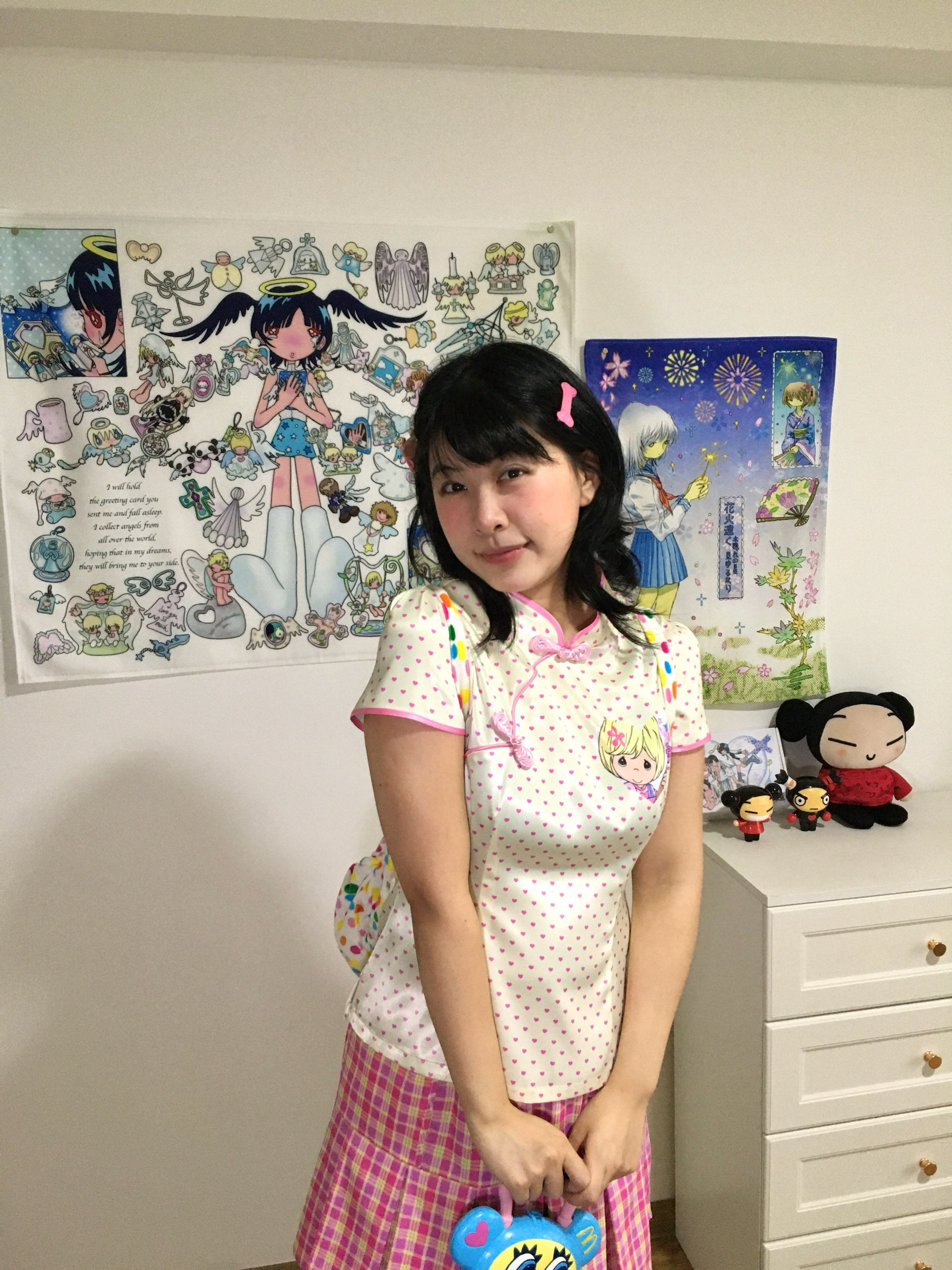 Bodytalk - Strawberry Qipao Style Top shirt bodytalk