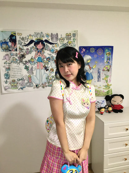 Bodytalk - Strawberry Qipao Style Top shirt bodytalk