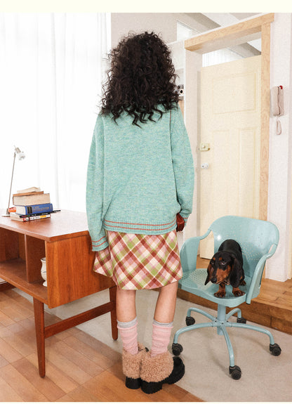 Chemical Girl - Girly Wool Mohair Knit Sweater Retro Dramatic sweater chemical girl