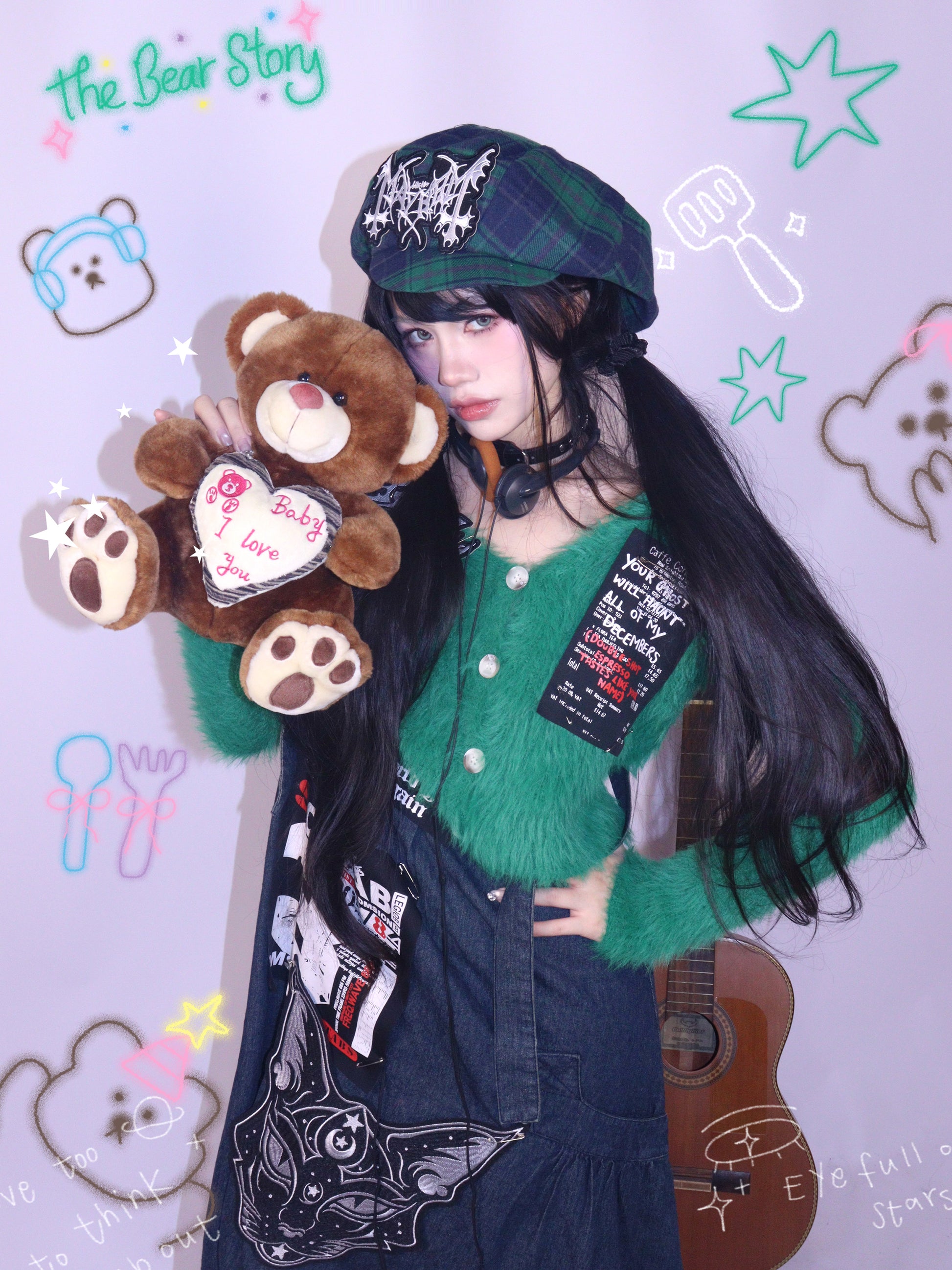 Leerroo - Y2K Vintage Denim Pinafore Dress dress Leerroo