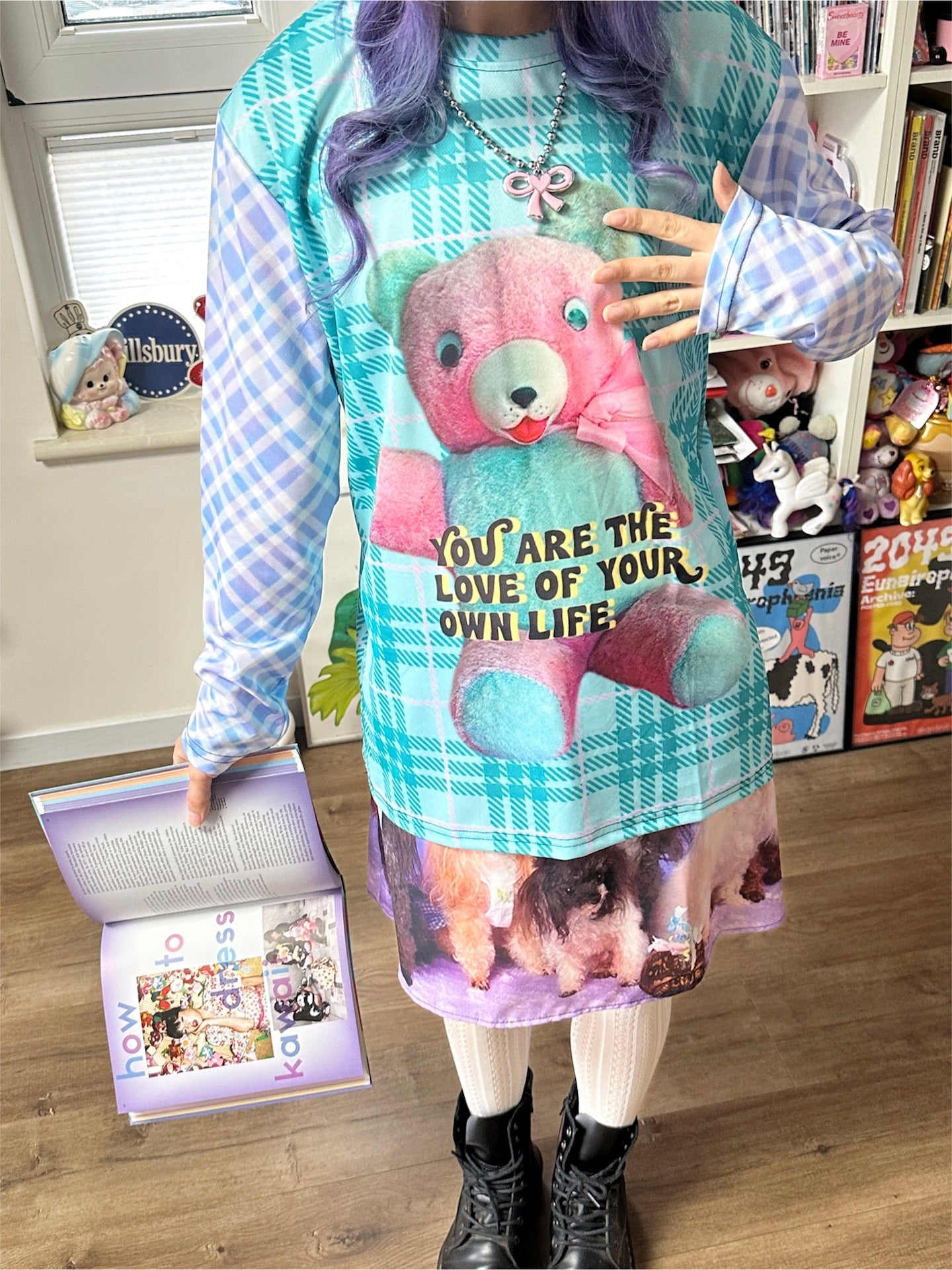 BunnyBunnyGun - Harajuku Kawaii Digital Print Long Sleeve T-Shirt sweatshirt bunnybunnygun