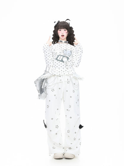 Languid Park - Wing Pleated Straight Pants pants Languid Park