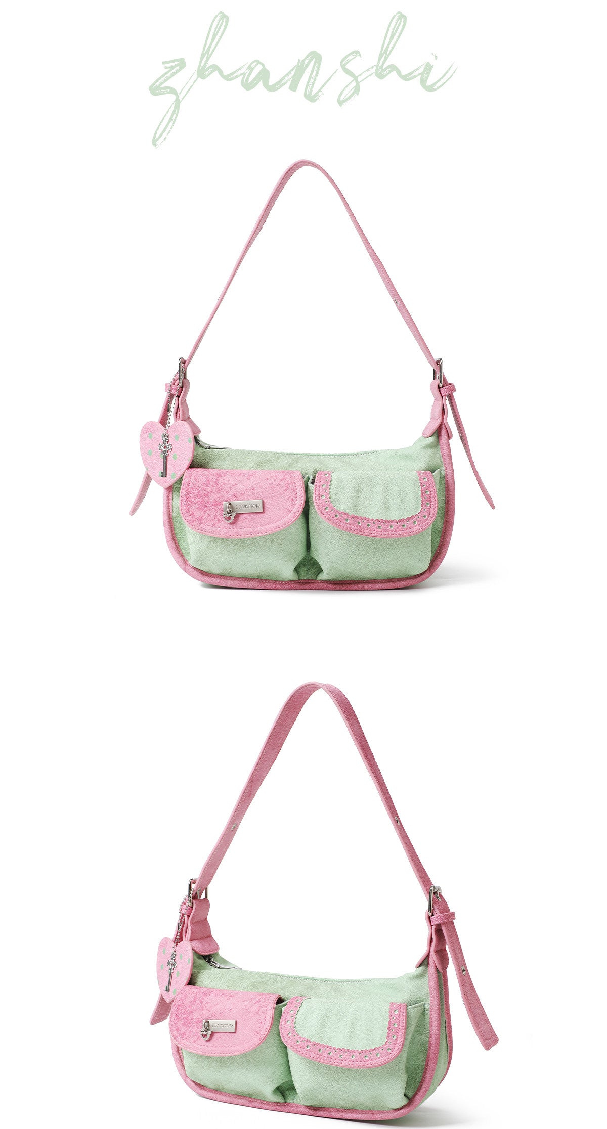 Linkmor - Mint Green Shoulder & Crossbody Bag bag linkmor