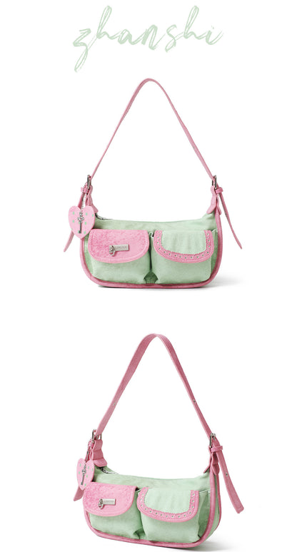Linkmor - Mint Green Shoulder & Crossbody Bag bag linkmor