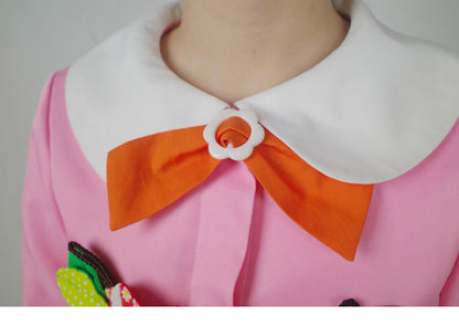 GOODBABY - Pink Fruit Patchwork Vintage Short Jacket jacket goodbaby