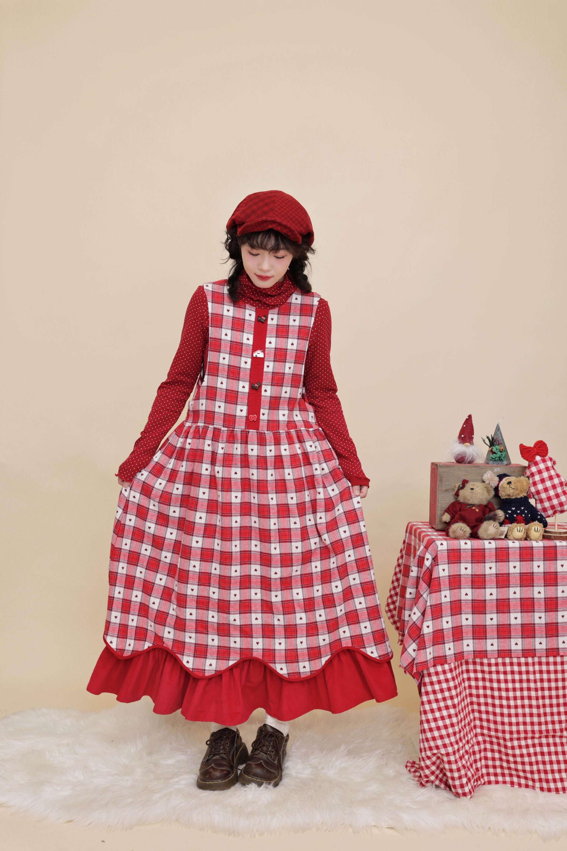 SemenCoicis - Kawaii Puppy Polka Dot Top shirt SemenCoicis