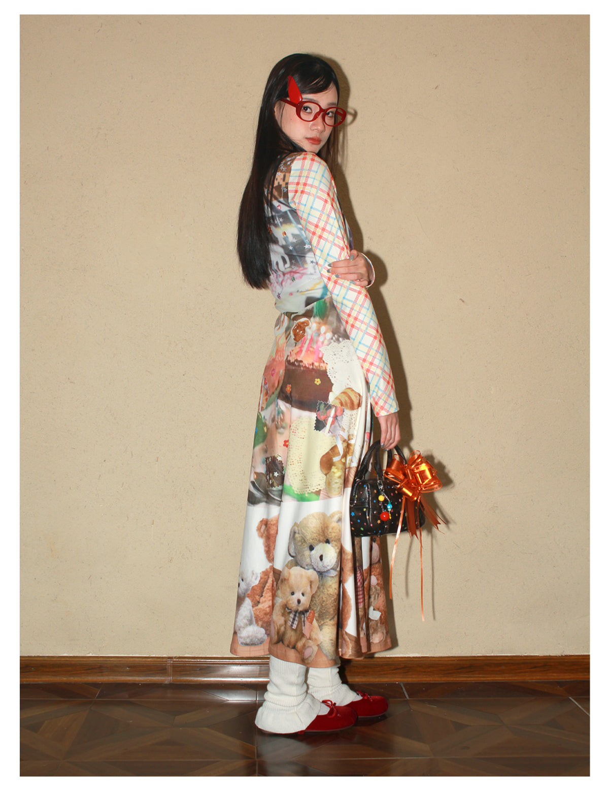 NeogoMade - Kawaii Y2K Dopamine Print Dress dress NeogoMade