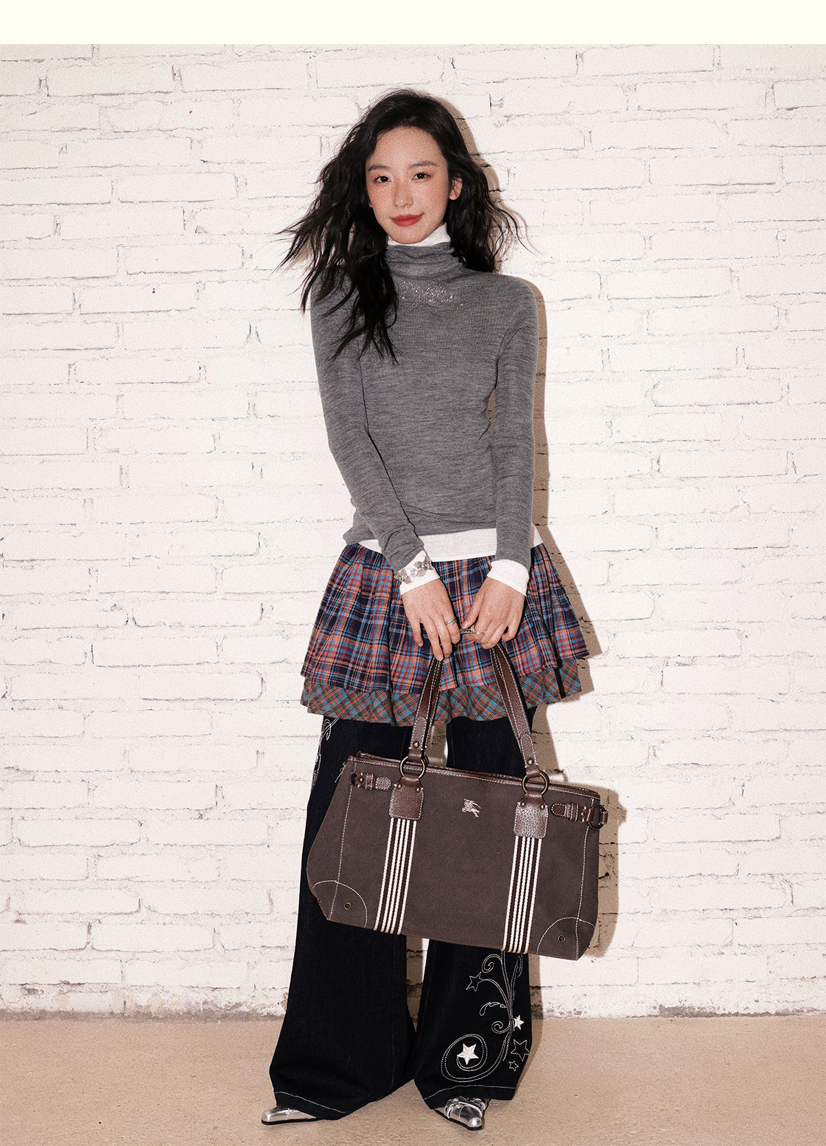 Chemical Girl - Merino Wool Slim Fit Turtleneck Sweater shirt chemical girl