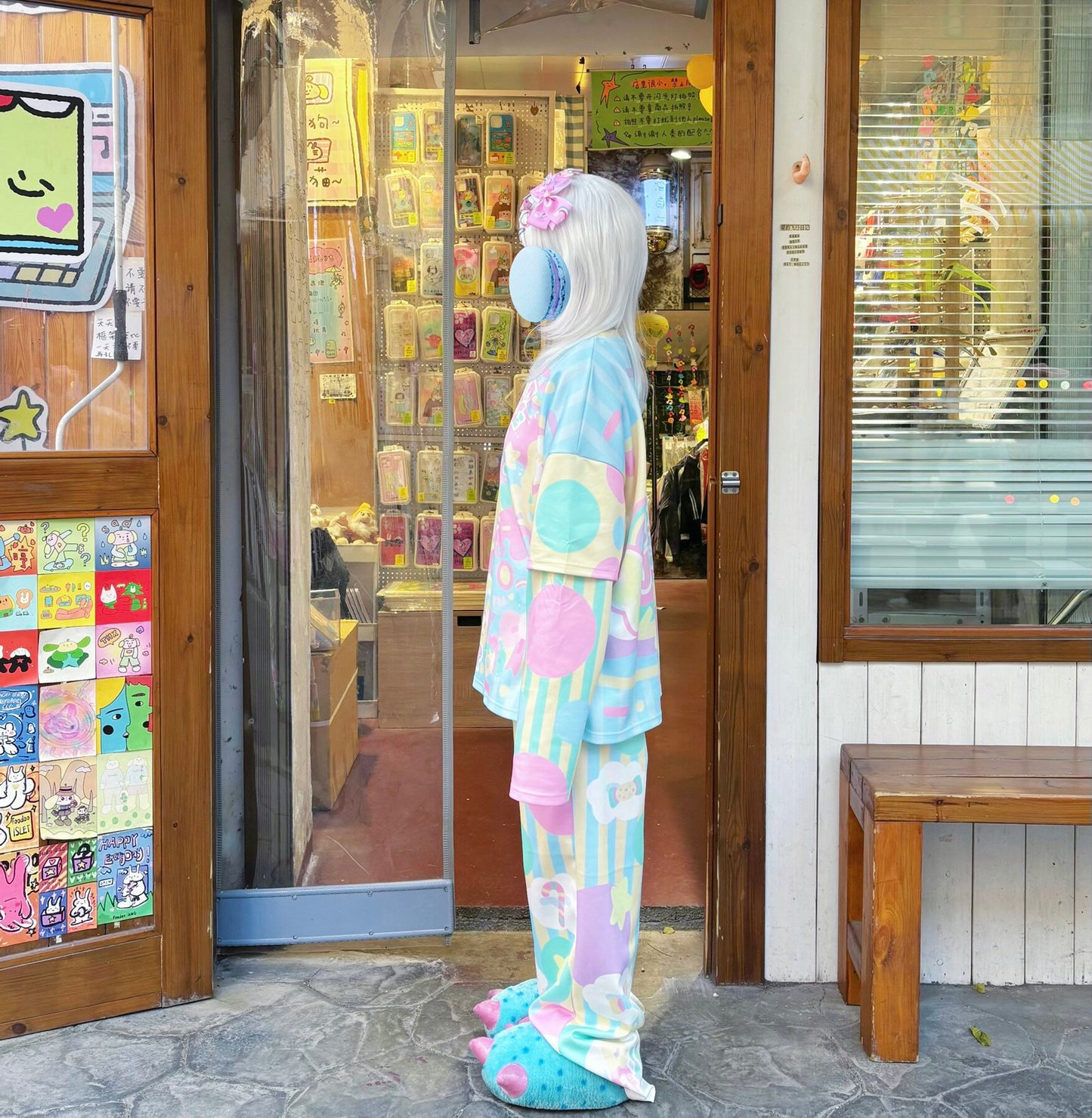 Rainbow Universe RUX - Pastel Decora Kei Two Piece Set set Rainbow Universe RUX