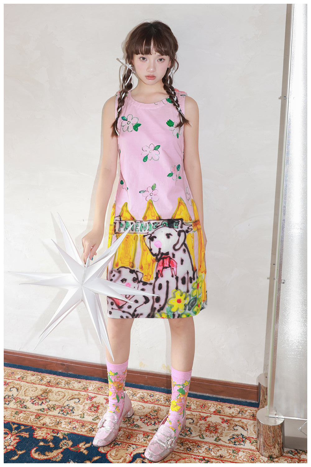 Tntntutu - Decora Kei Dalmatian Dress dress tntntutu