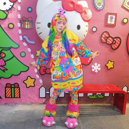 Rainbow Universe RUX - Decora Candy Hoodie & Yoga Set set Rainbow Universe RUX