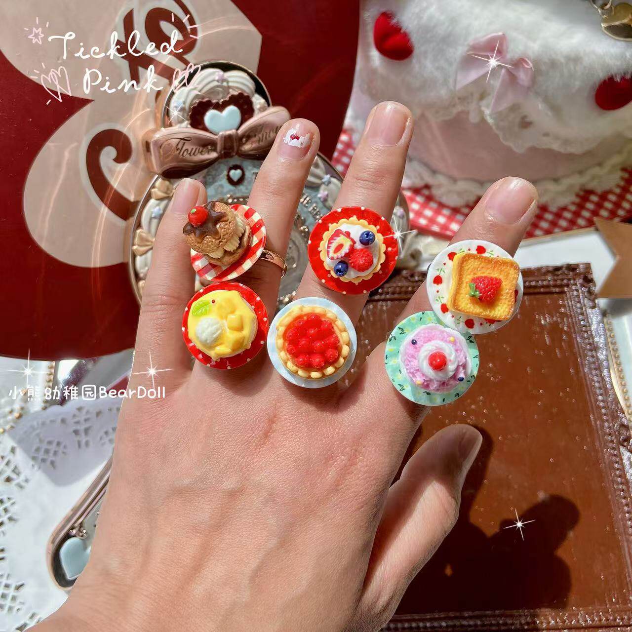 Bear Doll - Cake Dessert Ring ring Bear Doll