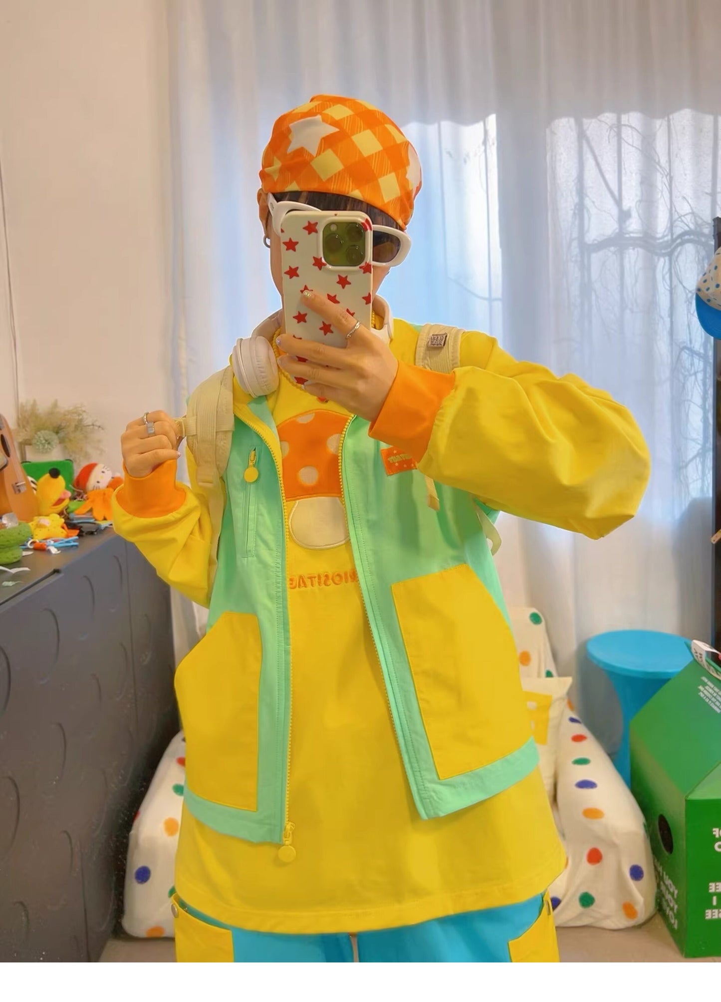 KURIOSITAET - Colorblock Dopamine Vest vest KURIOSITAET