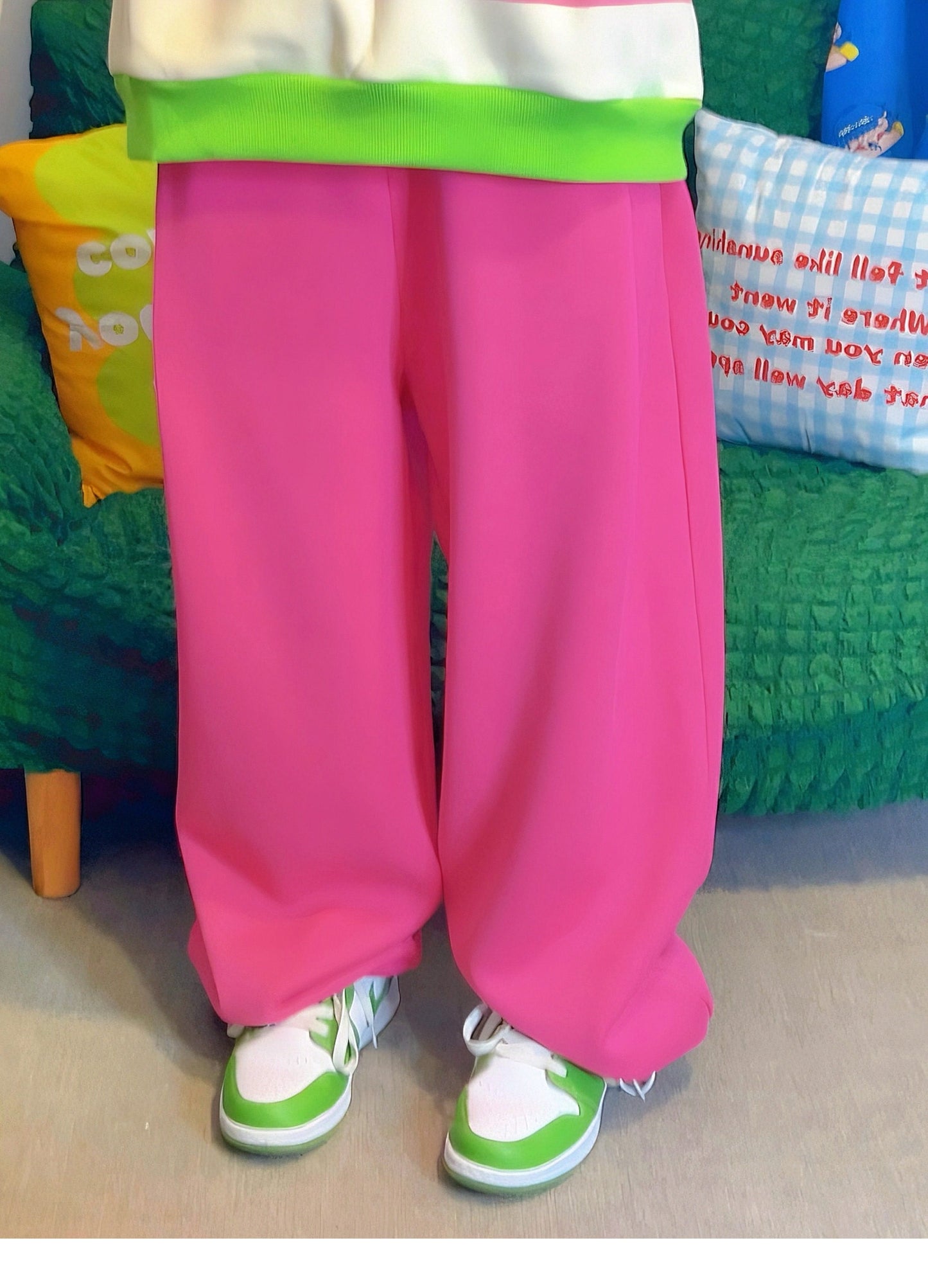 KURIOSITAET - Hot Pink Decora Sweatpants pants KURIOSITAET