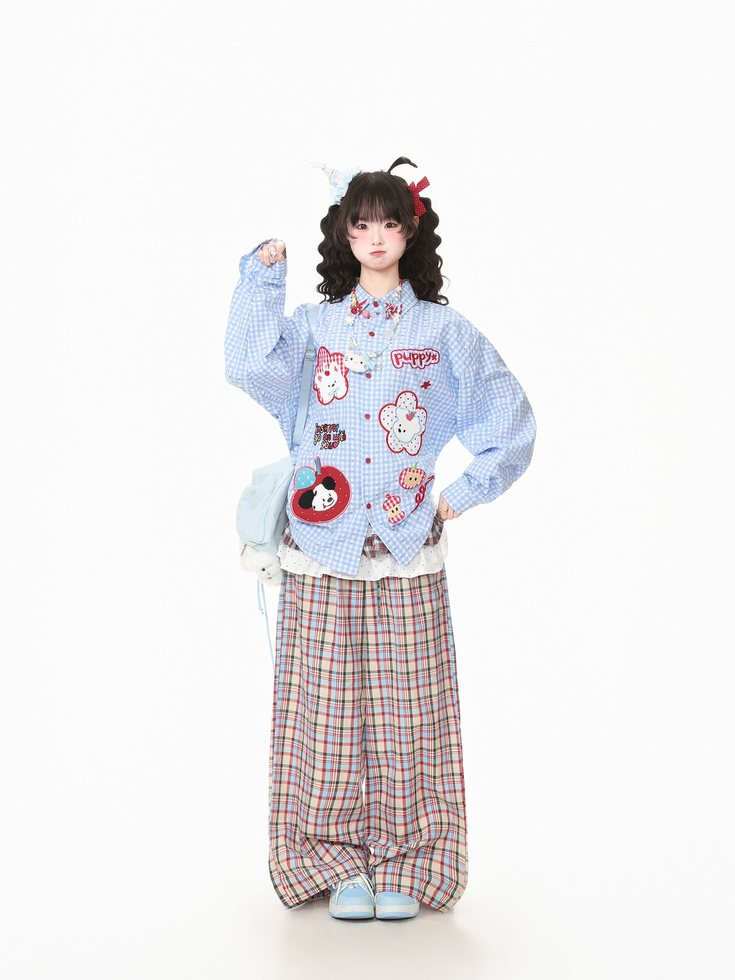 Languid Park - Plaid Straight Leg Pants