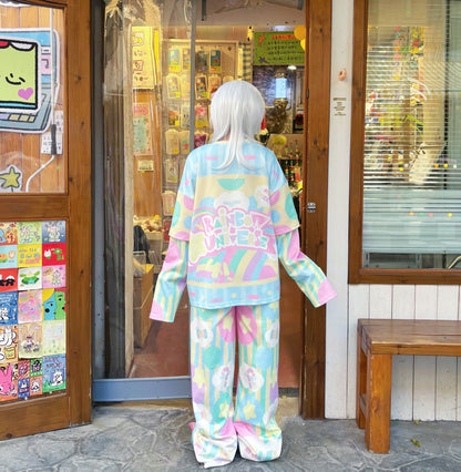 Rainbow Universe RUX - Pastel Decora Kei Two Piece Set set Rainbow Universe RUX