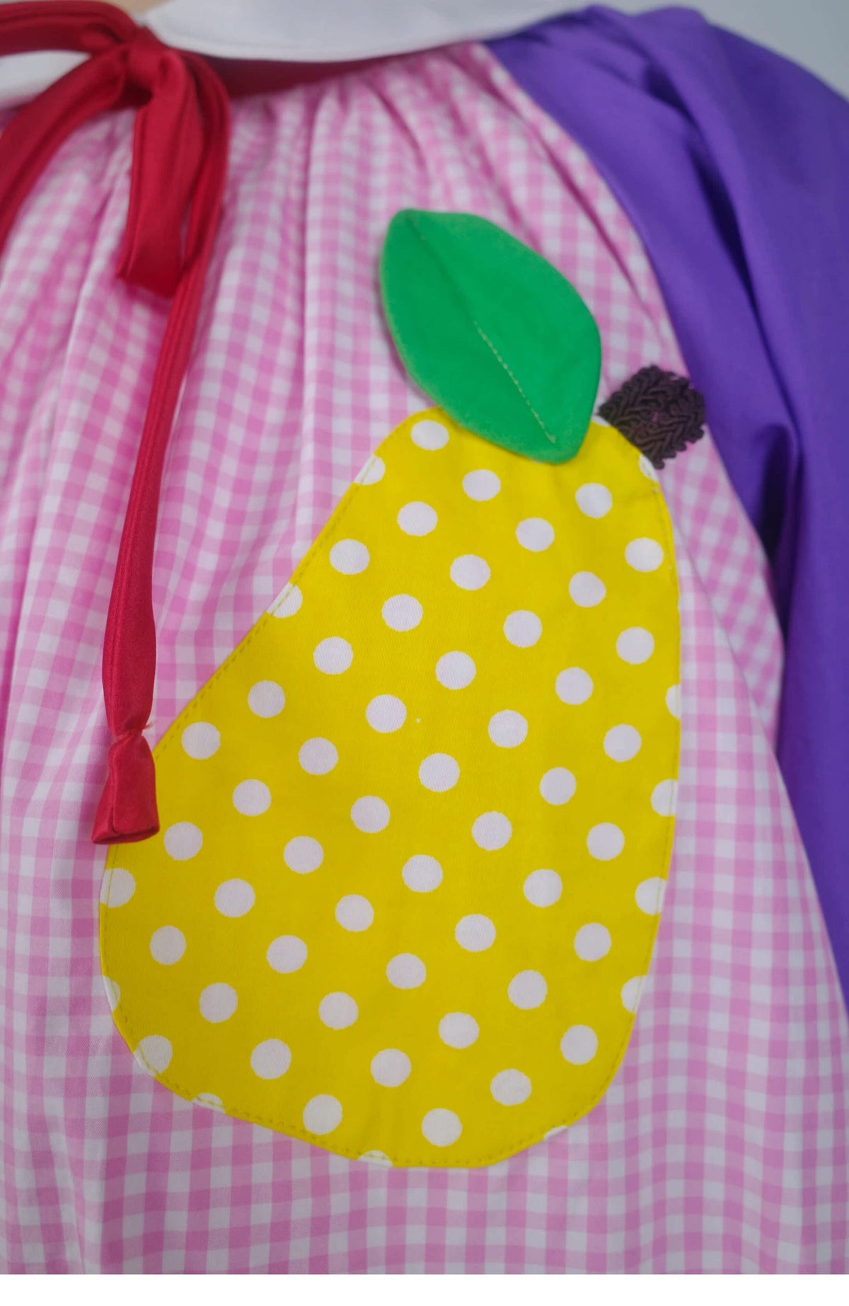 GOODBABY - Colorful Fruit Patchwork Purple Pullover Top overskirt goodbaby