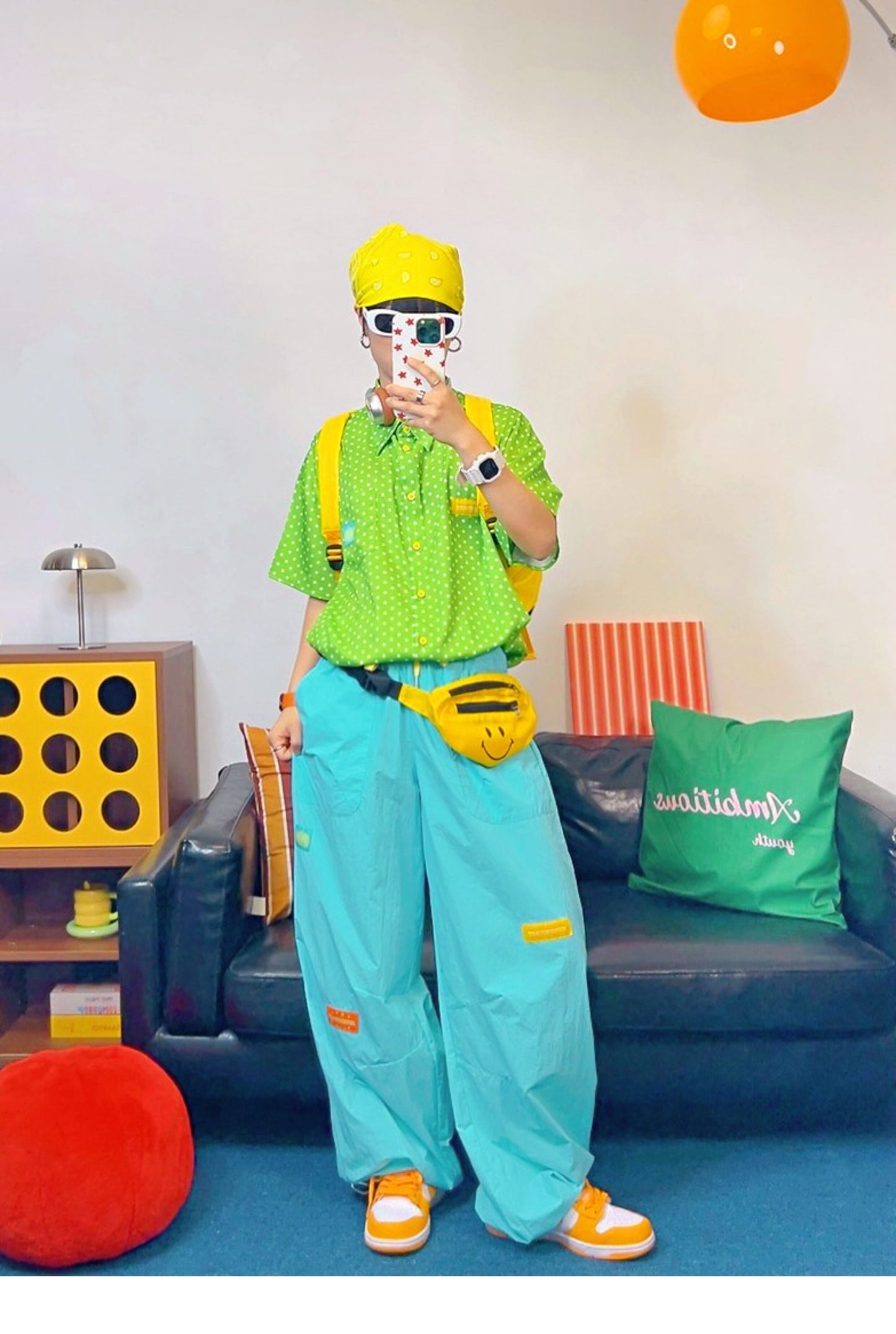 KURIOSITAET - Green Dopamine Chiffon Shirt shirt KURIOSITAET