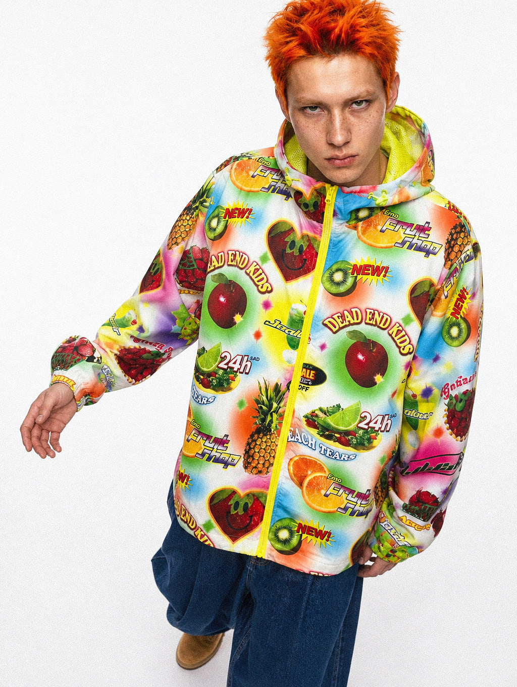 DeadEndKids - Colorful Fruit Techwear Windbreaker Jacket jacket DeadEndKids