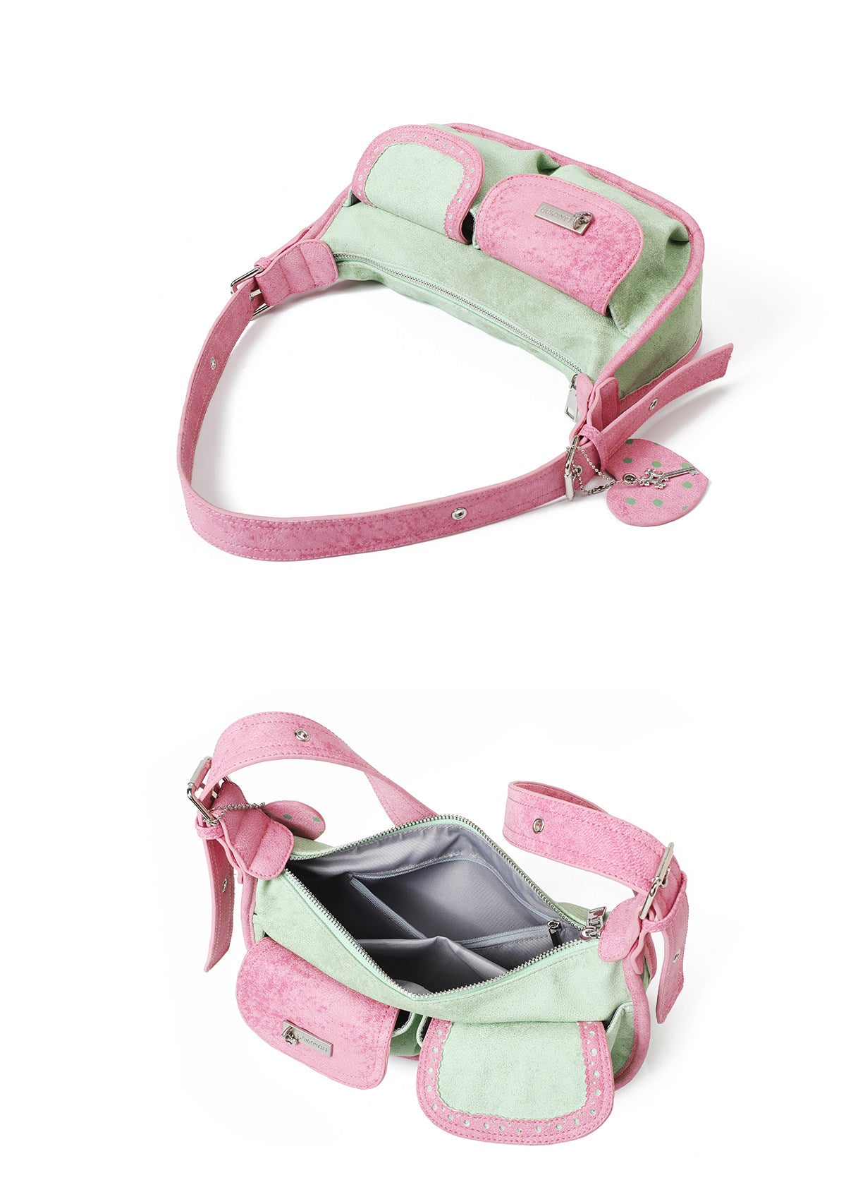 Linkmor - Mint Green Shoulder & Crossbody Bag bag linkmor