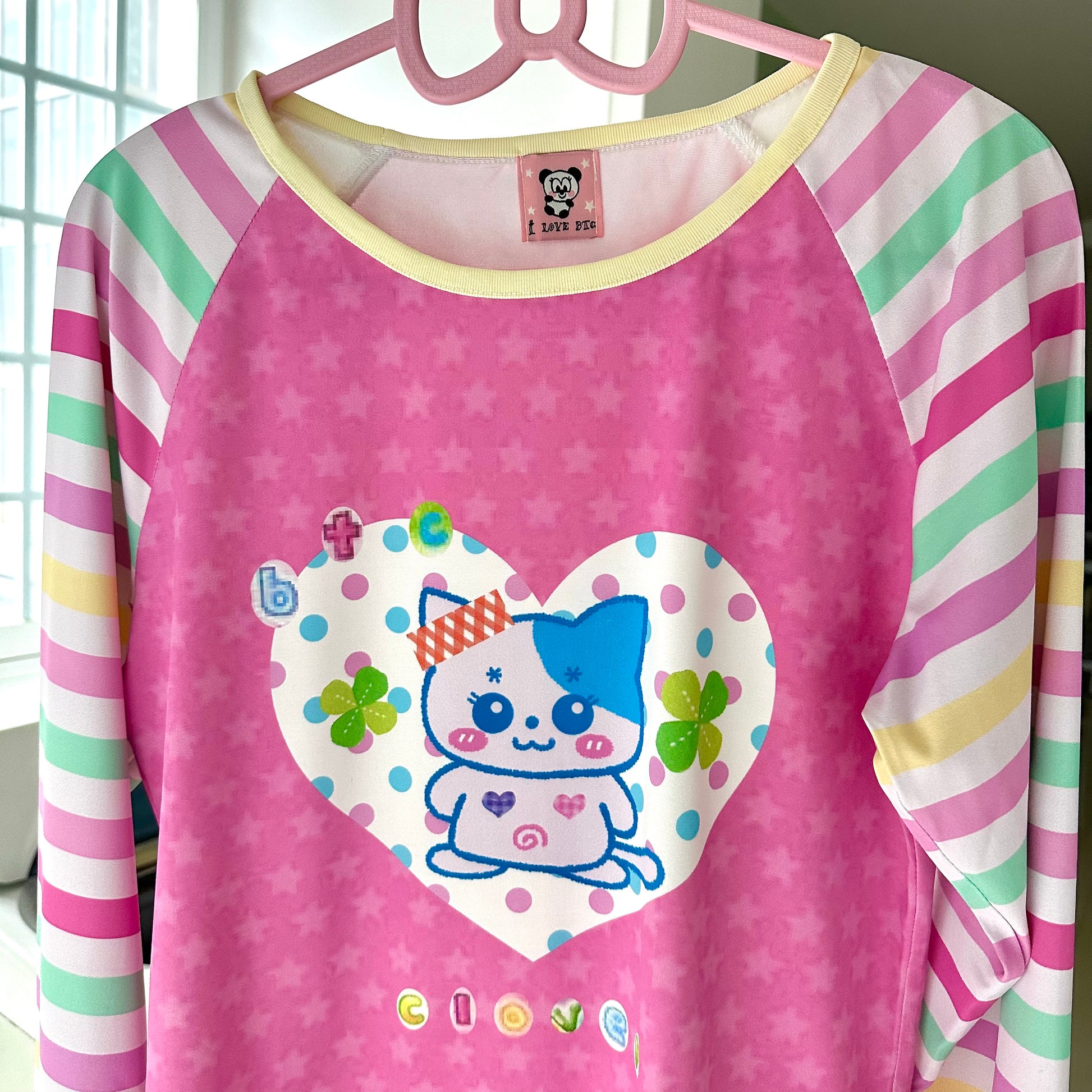 Bodytalk - Kawaii Y2K Colorblock Long Sleeve Tee shirt bodytalk