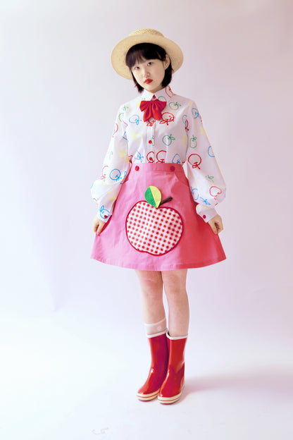 GOODBABY - Vintage Apple Pinafore Dress skirt goodbaby