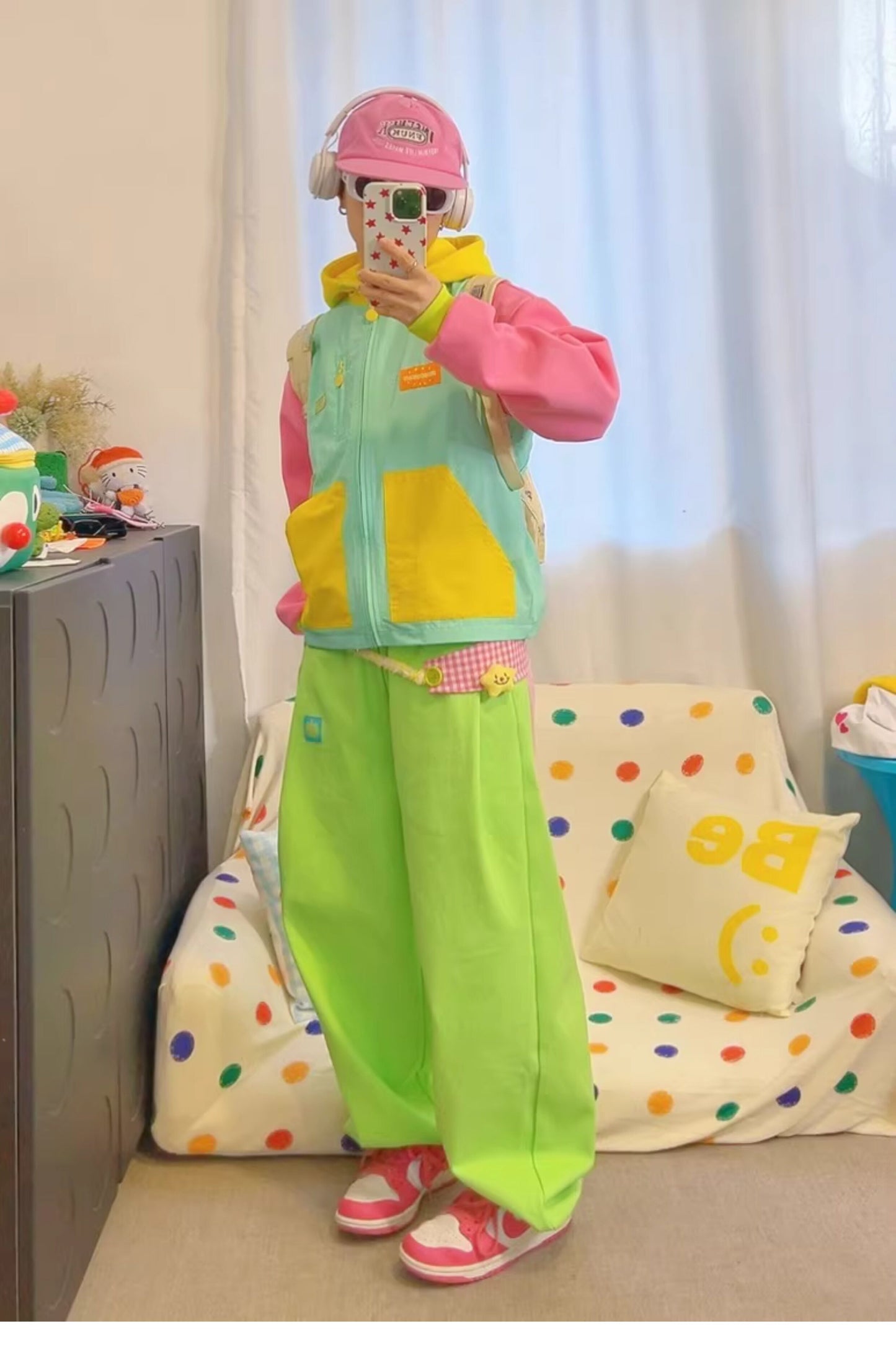 KURIOSITAET - Colorblock Dopamine Vest vest KURIOSITAET