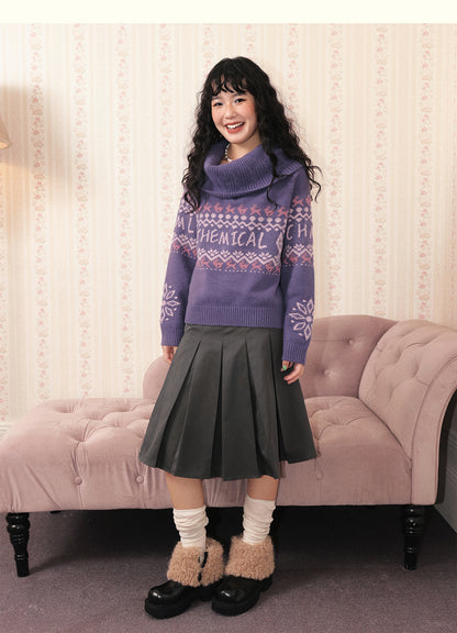 Chemical Girl - Kawaii Fair Isle Knit Sweater sweater chemical girl