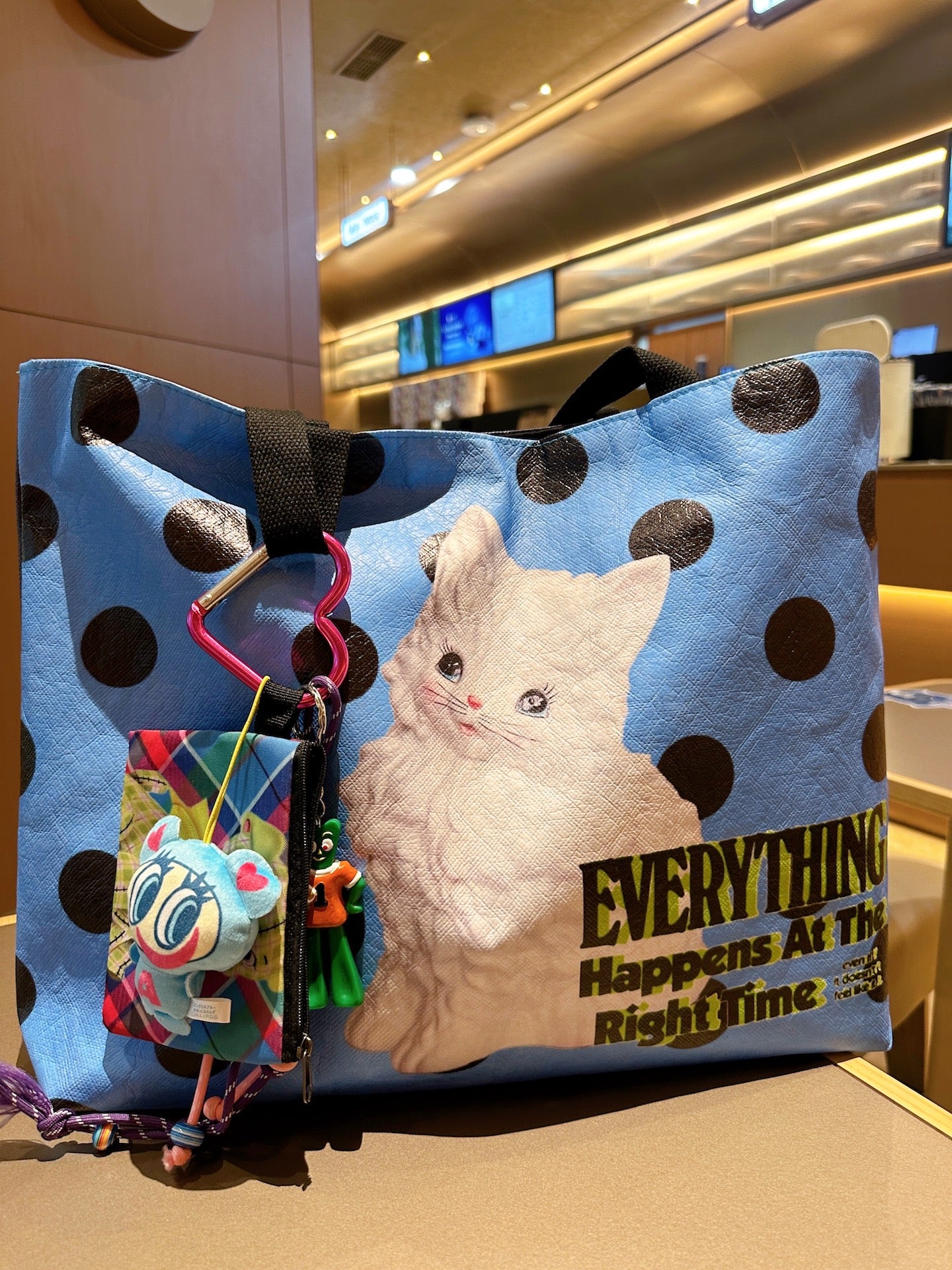 BunnyBunnyGun - Harajuku Printed Tote Bag Dupont Paper Large Capacity bag bunnybunnygun