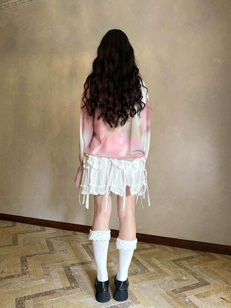 Daytoday Everyday Institute – Vintage Bow Jacquard Blouse blouse daytoday everyday institute