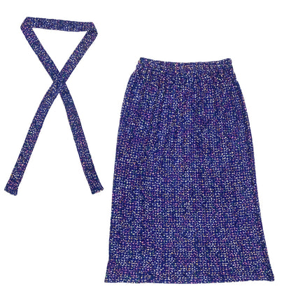 bunnybunnygun - Harajuku Mid-Length Elastic Skirt Set skirt bunnybunnygun