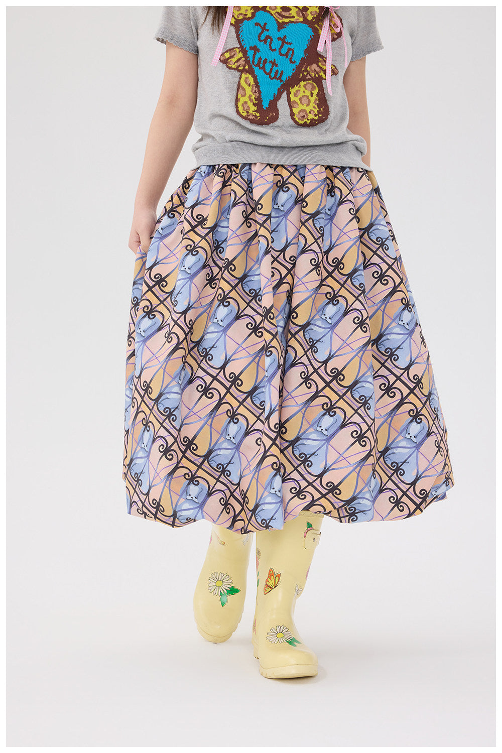 tntntutu - Fence Dog Bubble Skirt skirt tntntutu